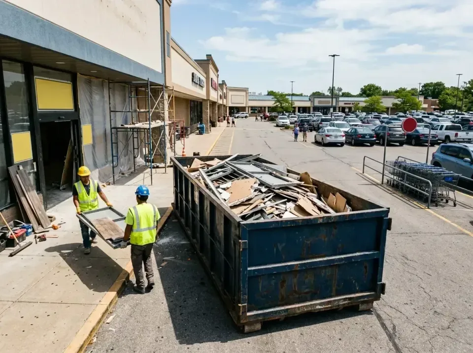 retail-store-renovation-debris-003 — frequently asked questions, Roll-off Dumpster Rentals in Champion Heights, OH